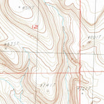 United States Geological Survey Sawed Horn, OR (1984, 24000-Scale) digital map