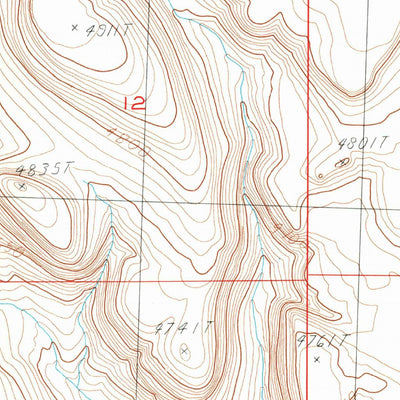 United States Geological Survey Sawed Horn, OR (1984, 24000-Scale) digital map
