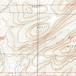 United States Geological Survey Sawed Horn, OR (1984, 24000-Scale) digital map