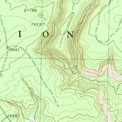 United States Geological Survey Sawmill, AZ (1982, 24000-Scale) digital map
