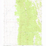 United States Geological Survey Sawmill Canyon, NV (1977, 24000-Scale) digital map