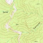 United States Geological Survey Sawmill Canyon, NV (1977, 24000-Scale) digital map