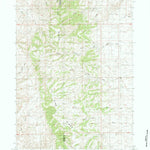 United States Geological Survey Sawmill Canyon, WY (1984, 24000-Scale) digital map
