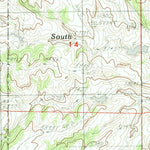 United States Geological Survey Sawmill Canyon, WY (1984, 24000-Scale) digital map