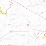 United States Geological Survey Sawmill Creek, ID (1971, 24000-Scale) digital map