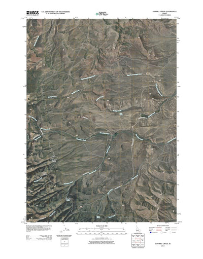 United States Geological Survey Sawmill Creek, ID (2010, 24000-Scale) digital map