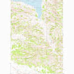 United States Geological Survey Sawmill Creek, MT (1971, 24000-Scale) digital map