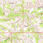 United States Geological Survey Sawmill Creek, MT (1971, 24000-Scale) digital map