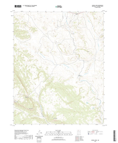 United States Geological Survey Sawmill Mesa, NM (2020, 24000-Scale) digital map