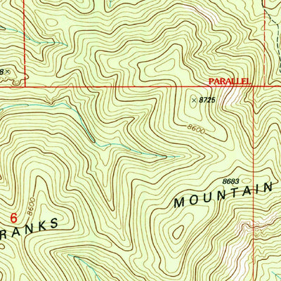 United States Geological Survey Sawmill Peak, NM (1999, 24000-Scale) digital map