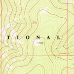 United States Geological Survey Sawmill Saddle, MT (1974, 24000-Scale) digital map
