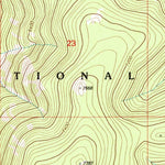 United States Geological Survey Sawmill Saddle, MT (1999, 24000-Scale) digital map