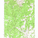 United States Geological Survey Sawtooth Creek, OR (1959, 62500-Scale) digital map