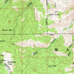 United States Geological Survey Sawtooth Creek, OR (1959, 62500-Scale) digital map