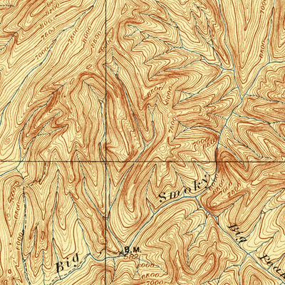 United States Geological Survey Sawtooth, ID (1900, 125000-Scale) digital map