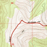 United States Geological Survey Sawtooth Mountain, MT (1997, 24000-Scale) digital map