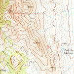 United States Geological Survey Sawtooth Peak, UT (1971, 24000-Scale) digital map