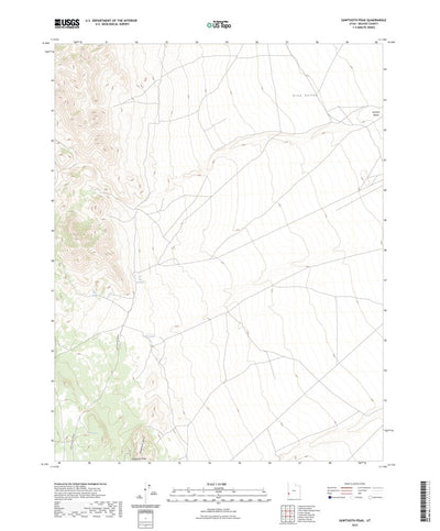 United States Geological Survey Sawtooth Peak, UT (2023, 24000-Scale) digital map
