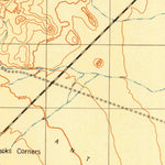 United States Geological Survey Sawtooth Ridge, CA (1943, 31680-Scale) digital map