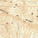 United States Geological Survey Sawtooth Ridge, CA (1953, 24000-Scale) digital map