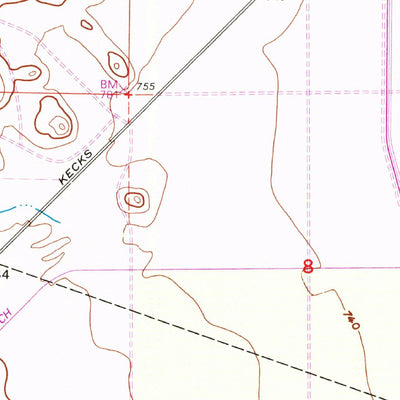 United States Geological Survey Sawtooth Ridge, CA (1961, 24000-Scale) digital map