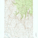 United States Geological Survey Sawtooth Ridge, OR (1967, 24000-Scale) digital map