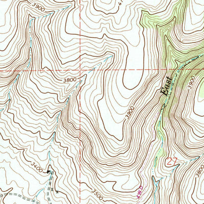 United States Geological Survey Sawtooth Ridge, OR (1967, 24000-Scale) digital map