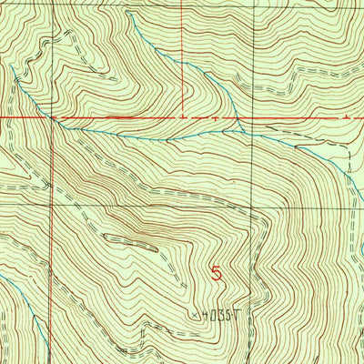 United States Geological Survey Sawtooth Ridge, WA (1989, 24000-Scale) digital map