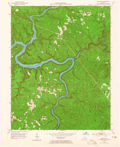 United States Geological Survey Sawyer, KY (1952, 24000-Scale) digital map