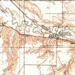 United States Geological Survey Sawyer, ND (1929, 62500-Scale) digital map