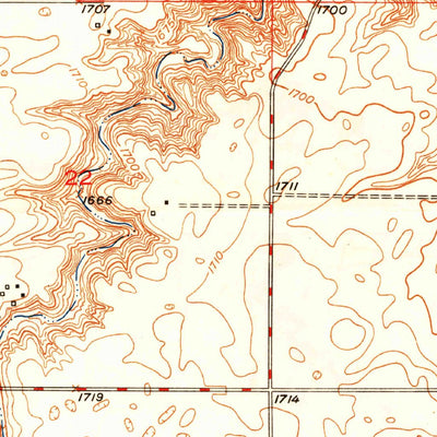 United States Geological Survey Sawyer, ND (1949, 24000-Scale) digital map