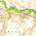 United States Geological Survey Sawyer, ND (1949, 62500-Scale) digital map