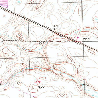 United States Geological Survey Sawyer NE, ND (1979, 24000-Scale) digital map