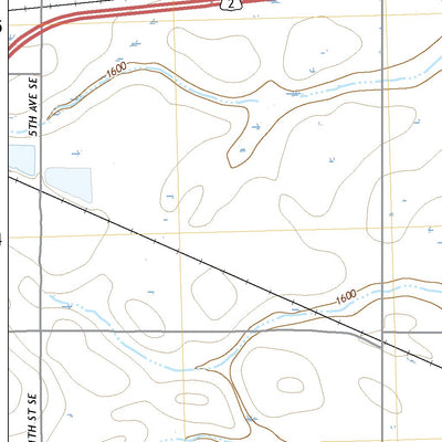 United States Geological Survey Sawyer NE, ND (2020, 24000-Scale) digital map