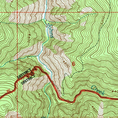 United States Geological Survey Sawyer Ridge, ID (1995, 24000-Scale) digital map