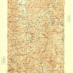 United States Geological Survey Sawyers Bar, CA (1934, 125000-Scale) digital map