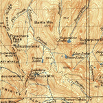 United States Geological Survey Sawyers Bar, CA (1934, 125000-Scale) digital map