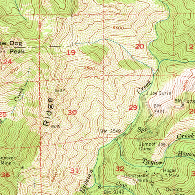 United States Geological Survey Sawyers Bar, CA (1955, 62500-Scale) digital map