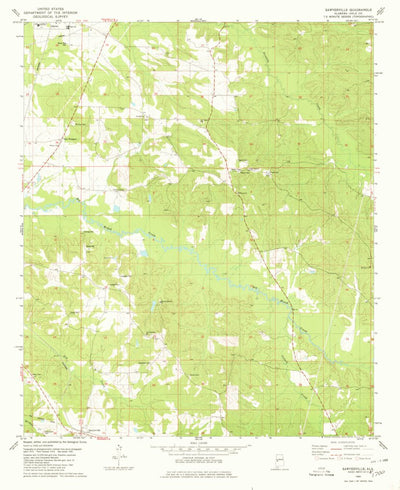 United States Geological Survey Sawyerville, AL (1980, 24000-Scale) digital map