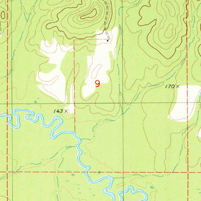United States Geological Survey Sawyerville, AL (1980, 24000-Scale) digital map