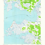 United States Geological Survey Saxis, VA-MD (1942, 24000-Scale) digital map