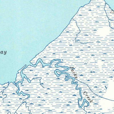 United States Geological Survey Saxis, VA-MD (1942, 24000-Scale) digital map