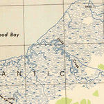 United States Geological Survey Saxis, VA-MD (1943, 31680-Scale) digital map