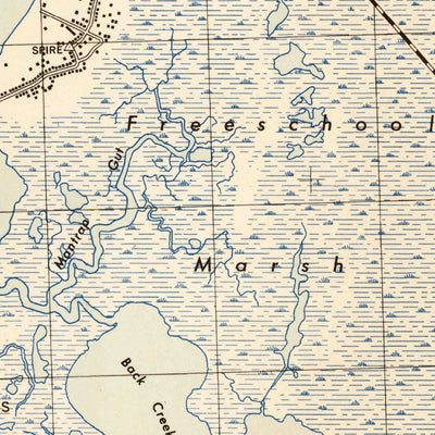 United States Geological Survey Saxis, VA-MD (1943, 31680-Scale) digital map