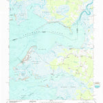 United States Geological Survey Saxis, VA-MD (1968, 24000-Scale) digital map