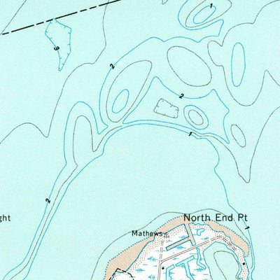 United States Geological Survey Saxis, VA-MD (1968, 24000-Scale) digital map