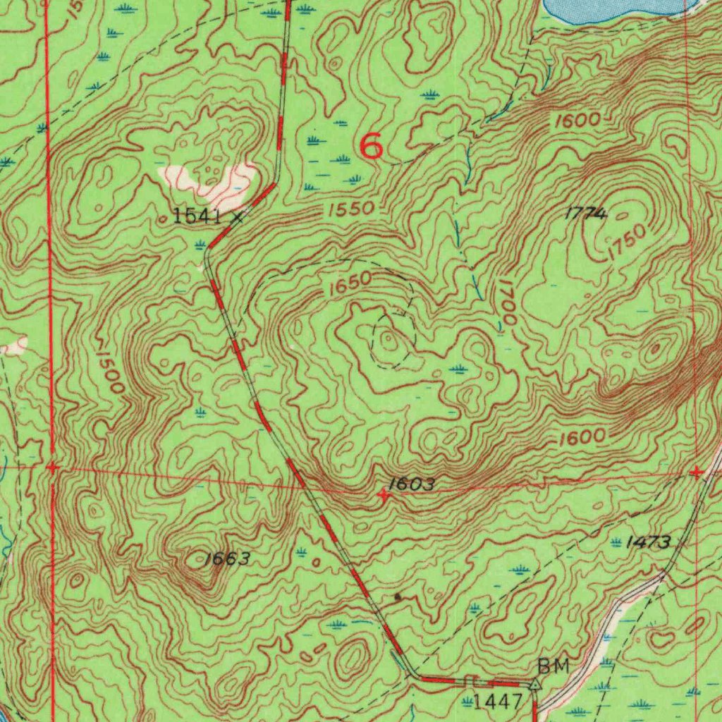 Saxon, WI (1956, 24000-Scale) Map by United States Geological Survey ...