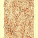 United States Geological Survey Saxtons River, VT (1933, 62500-Scale) digital map