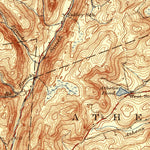 United States Geological Survey Saxtons River, VT (1933, 62500-Scale) digital map