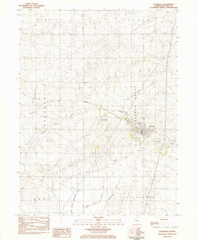 United States Geological Survey Saybrook, IL (1983, 24000-Scale) digital map